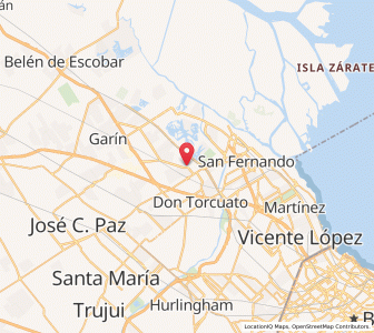 Map of General Pacheco, Buenos Aires