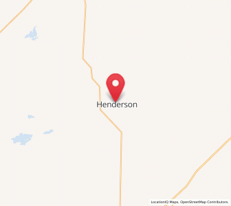 Map of Henderson, Buenos Aires