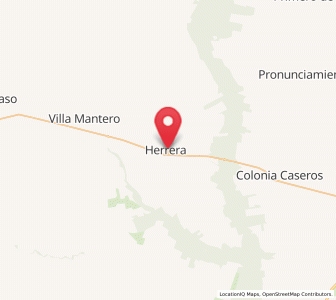 Map of Herrera, Entre Rios