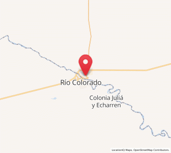 Map of La Adela, La Pampa