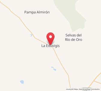 Map of La Eduvigis, Chaco