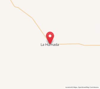 Map of La Humada, La Pampa