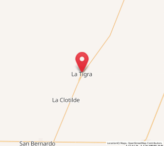 Map of La Tigra, Chaco