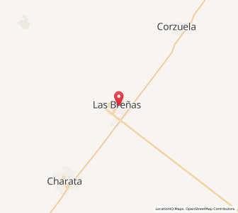 Map of Las Breñas, Chaco