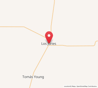 Map of Los Juríes, Santiago del Estero