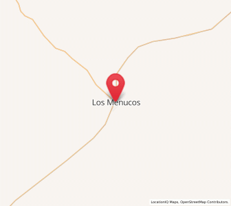Map of Los Menucos, Rio Negro