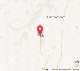 Map of Maciá, Entre Rios