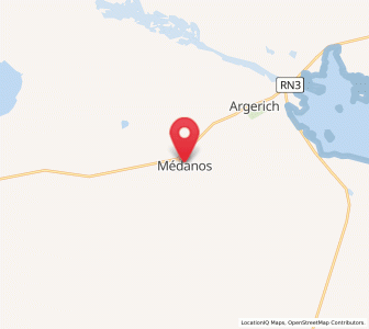 Map of Médanos, Buenos Aires
