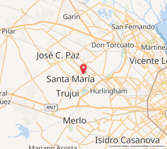 Map of Muñiz, Buenos Aires