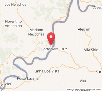Map of Panambí, Misiones