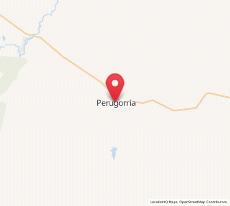 Map of Perugorría, Corrientes
