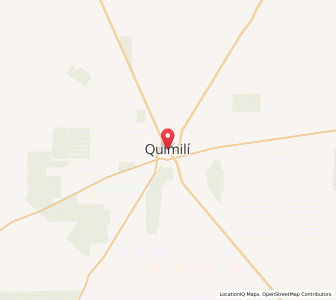 Map of Quimilí, Santiago del Estero