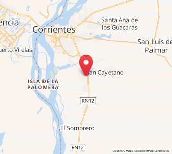 Map of Riachuelo, Corrientes