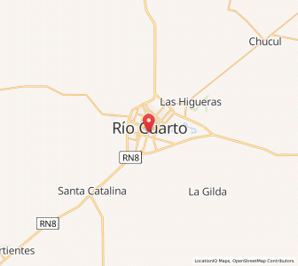 Map of Río Cuarto, Cordoba