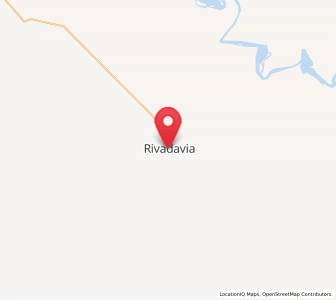 Map of Rivadavia, Salta