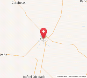 Map of Rojas, Buenos Aires
