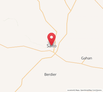 Map of Salto, Buenos Aires