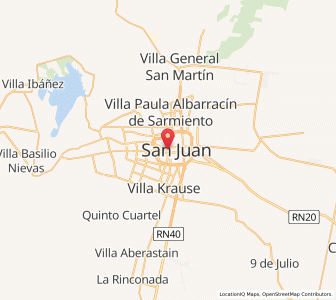 Map of San Juan