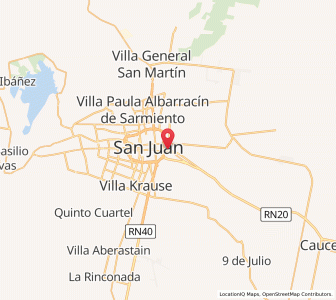 Map of Santa Lucía, San Juan