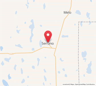 Map of Serrano, Cordoba