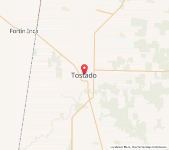 Map of Tostado, Santa Fe