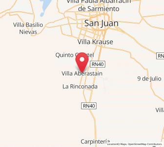 Map of Villa Aberastain, San Juan