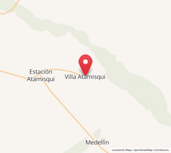 Map of Villa Atamisqui, Santiago del Estero