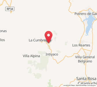 Map of Villa Berna, Cordoba