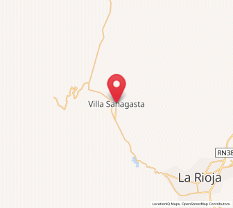 Map of Villa Bustos, La Rioja