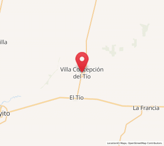 Map of Villa Concepción del Tío, Cordoba