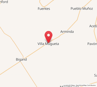 Map of Villa Mugueta, Santa Fe