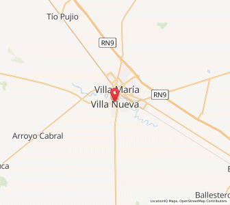Map of Villa Nueva, Cordoba