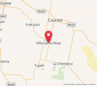 Map of Villa Santa Rosa, San Juan