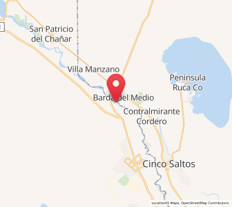 Map of Vista Alegre Norte, Neuquen