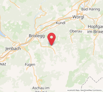 Map of Alpbach, Tyrol