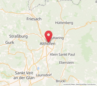 Map of Althofen, Carinthia