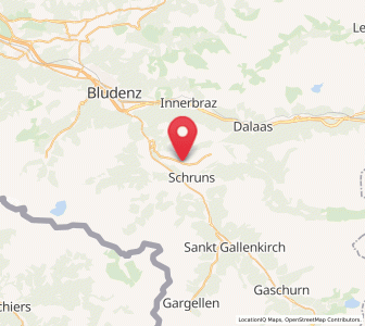 Map of Bartholomäberg, Vorarlberg