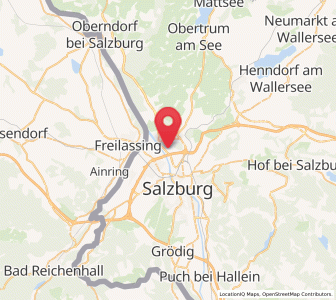 Map of Bergheim, Salzburg