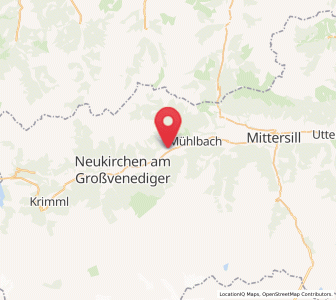 Map of Bramberg am Wildkogel, Salzburg