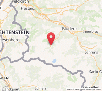 Map of Brand, Vorarlberg