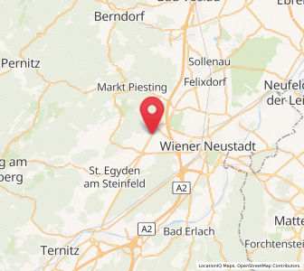 Map of Brunn an der Schneebergbahn, Lower Austria