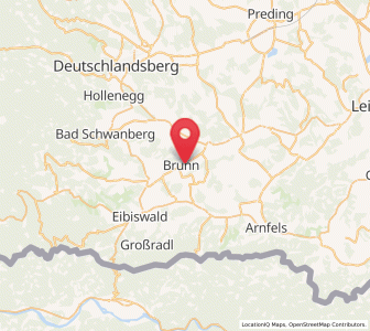 Map of Brunn, Styria