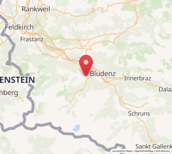 Map of Bürserberg, Vorarlberg