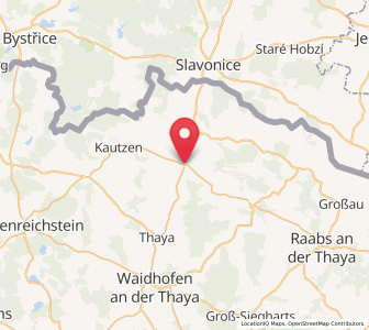 Map of Dobersberg, Lower Austria