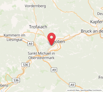 Map of Donawitz, Styria