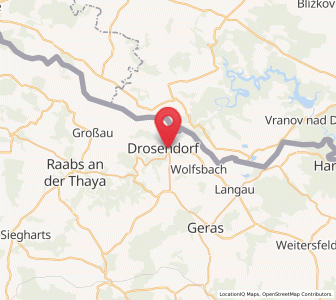 Map of Drosendorf, Lower Austria
