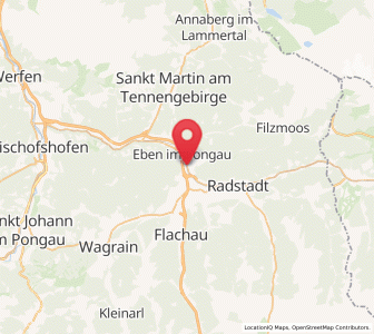 Map of Eben im Pongau, Salzburg