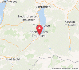 Map of Ebensee, Upper Austria