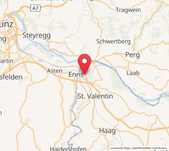 Map of Ennsdorf, Lower Austria