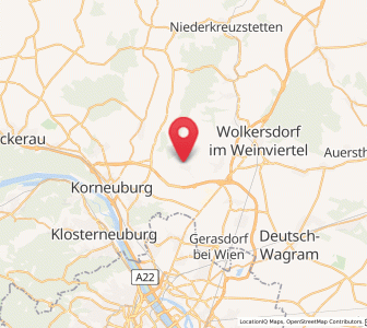 Map of Enzersfeld, Lower Austria